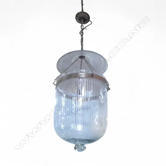 LG GLASS LANTERN LIGHT FITTING