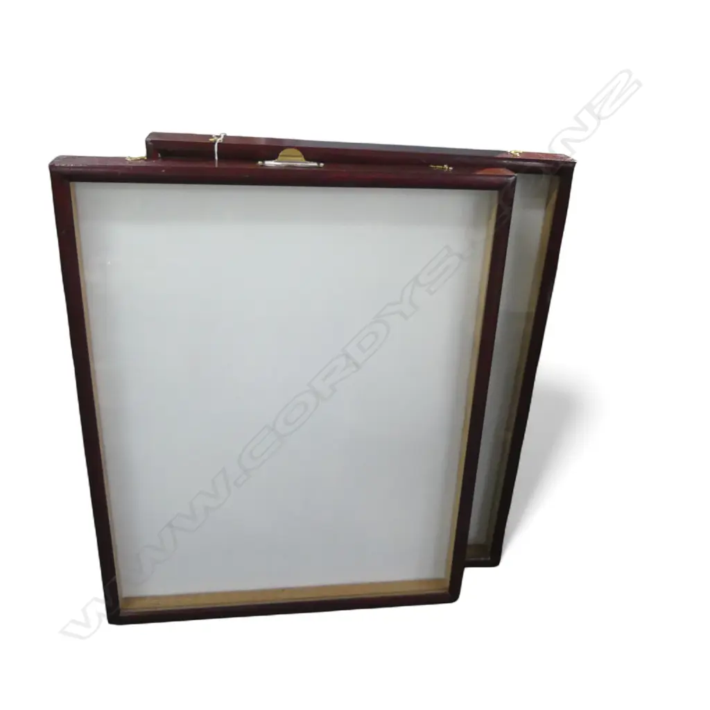 2 BUTTERFLY SPECIMEN CASES 610x60x750mm Image 1++