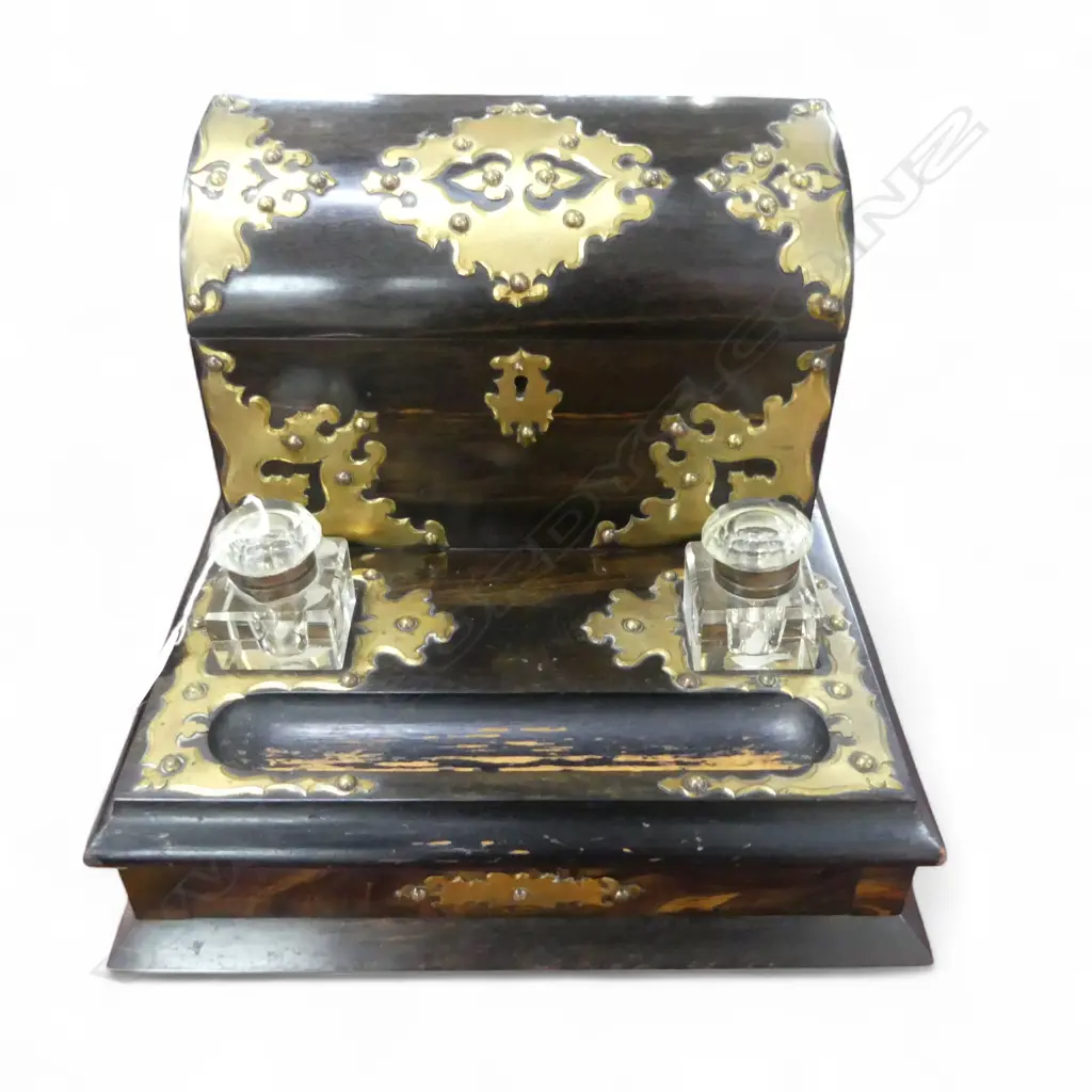 ANTIQUE COROMANDEL DESK SET 310x270x255mm Image 1++