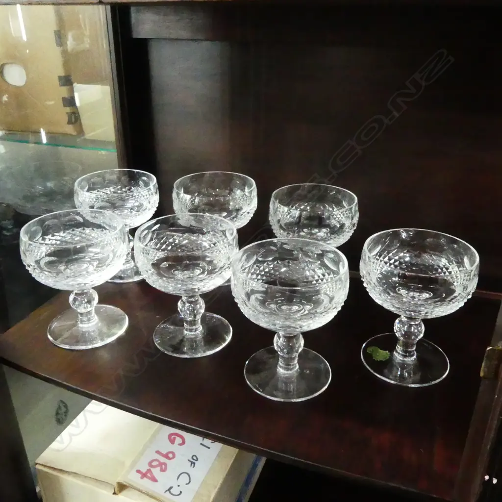 7 WATERFORD COLLEEN PAT. CHAMPAGNE GLASSES H.110mm Image 1++