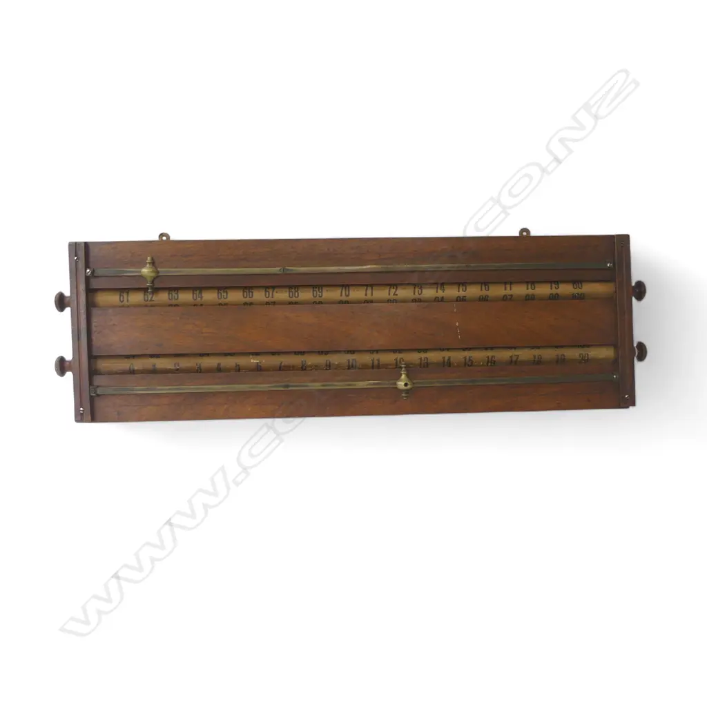 AN ANTIQUE BILLARDS SCOREBOARD BY BARTON MCGILL 290 X 960mm  Image 1++