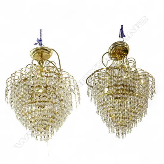 PR BRASS & DROPLET CHANDELIERS