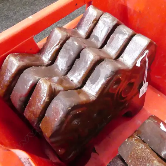 4 OLD N.Z. GLAZED GARDEN EDGINGS H.220mm