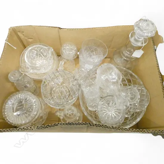 ASST. CUT CRYSTAL & GLASS