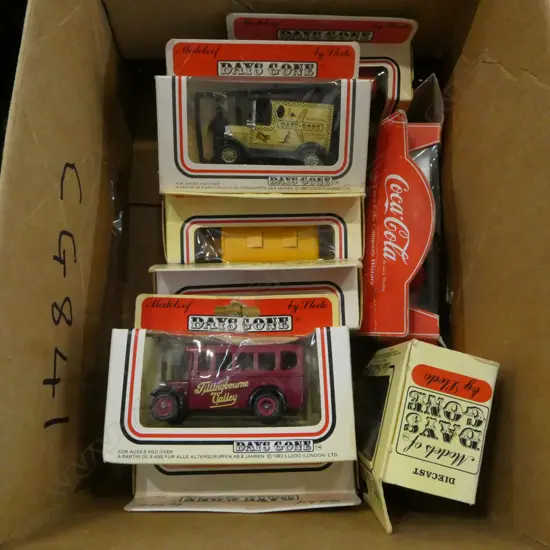 7 BOXED DAYS GONE MODELS + COCA COLA COLLECTABLE TRUCK