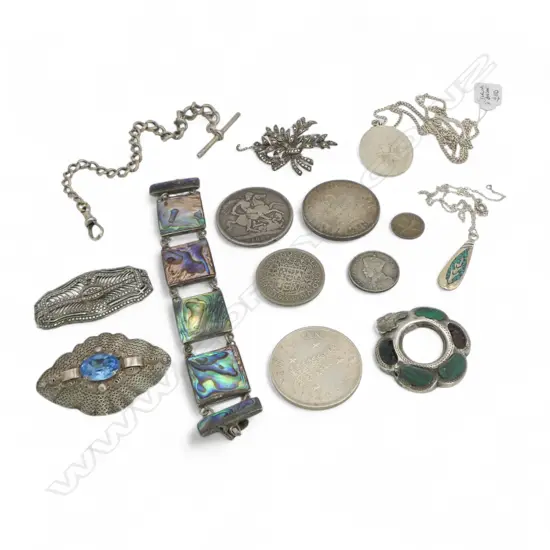 ASST. MAINLY SILVER JEWELLERY