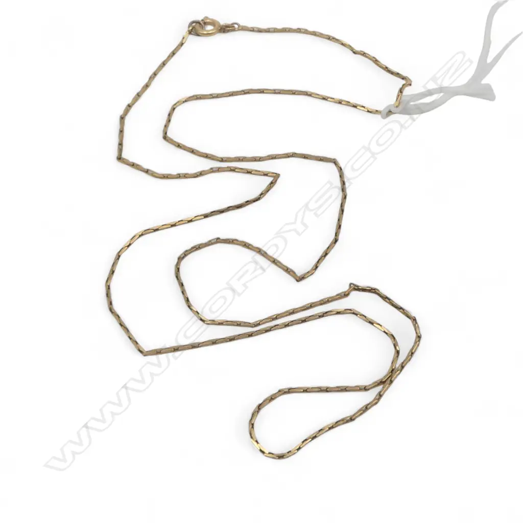 14ct GOLD NECK CHAIN  L.520mm. 3.26gms. Image 1++