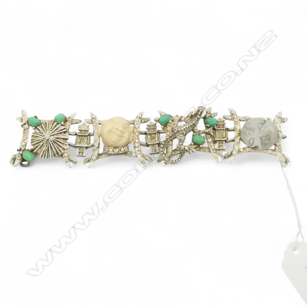 ORIENTAL BUDDHA COSTUME BRACELET BY HAR Image 1++