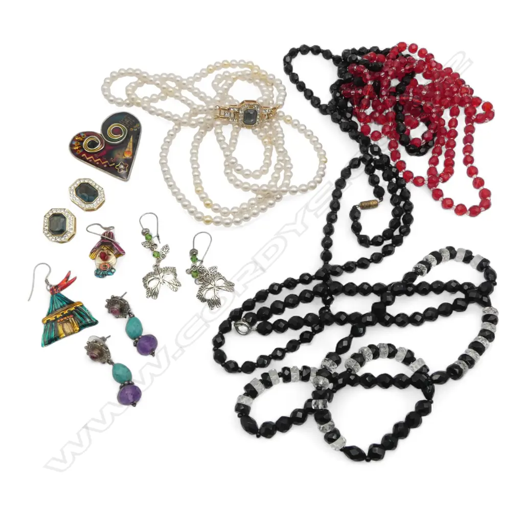 COSTUME JEWELLERY; NECKLACES ETC Image 1++