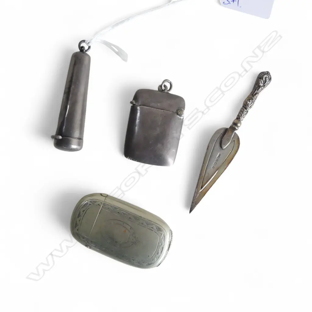 2 VESTAS (LARGER NOT SILVER), CIGARETTE HOLDER CONTAINER, PAGE MARKER  Image 1++