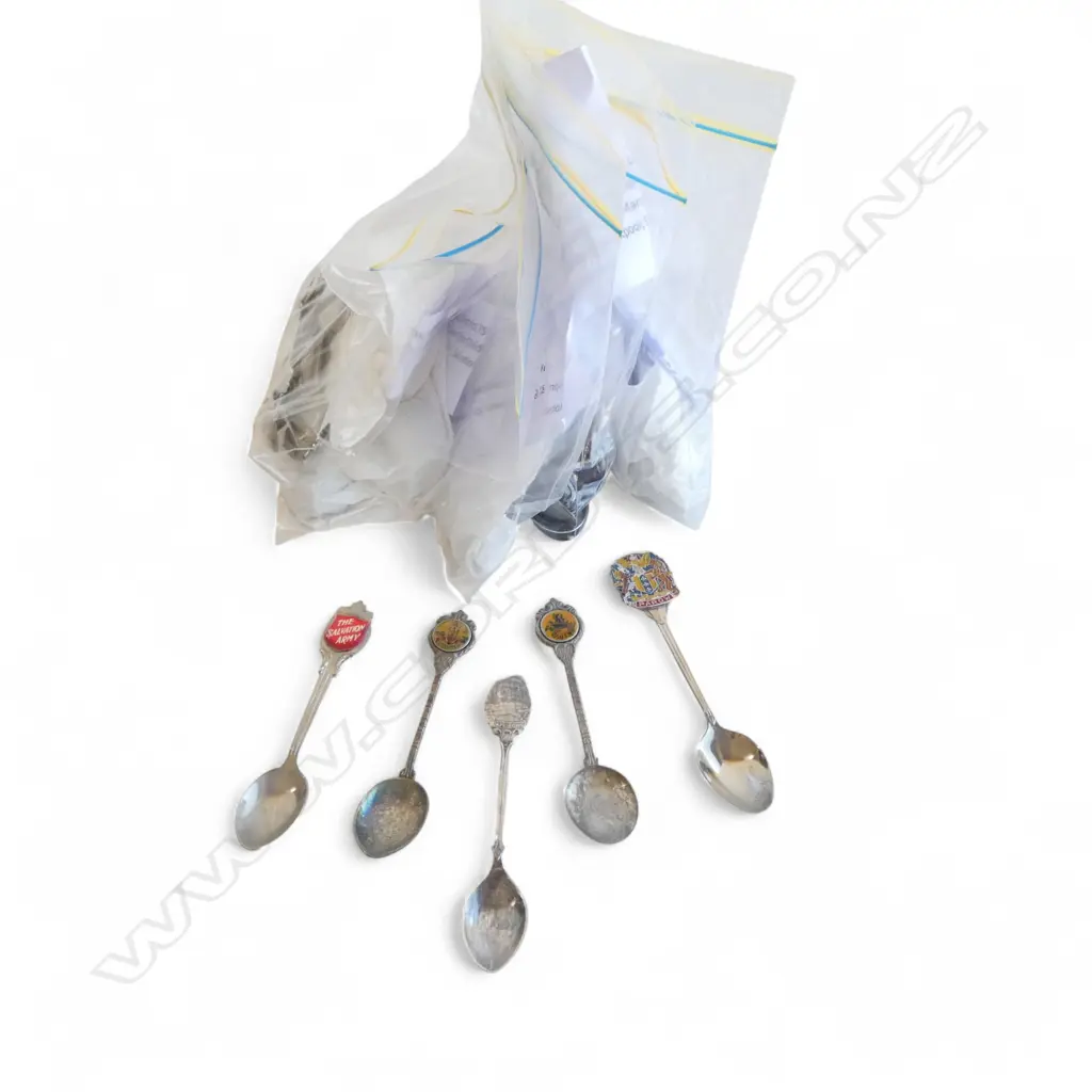 ASST. SOUVENIR SPOONS; UNITED KINGDOM, JUBILEES, EUROPEAN, MISC & OTHER ASST. INTERNATIONAL  Image 1++