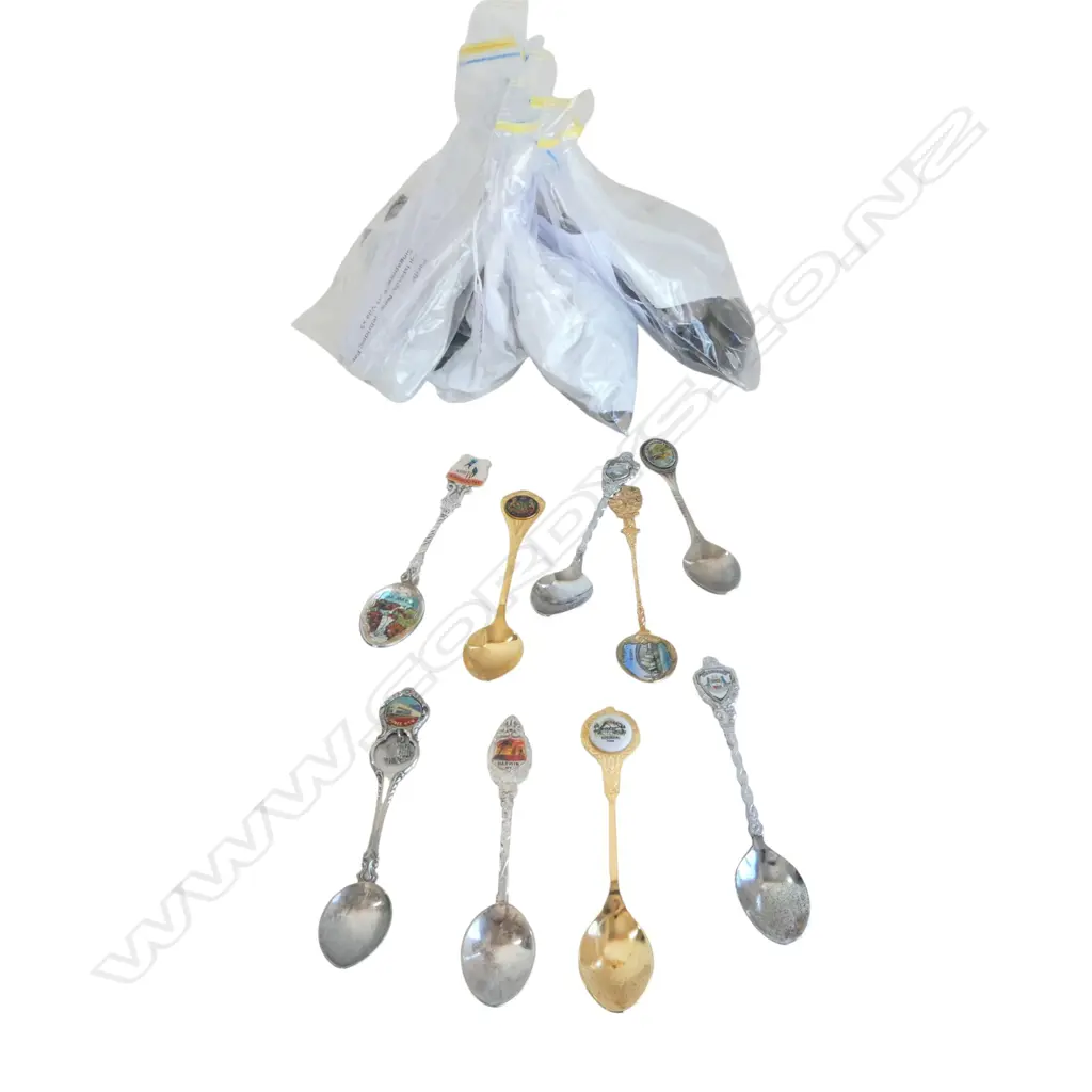 ASST. SOUVENIR SPOONS; AUSTRALIA, PACIFIC, NEW ZEALAND Image 1++