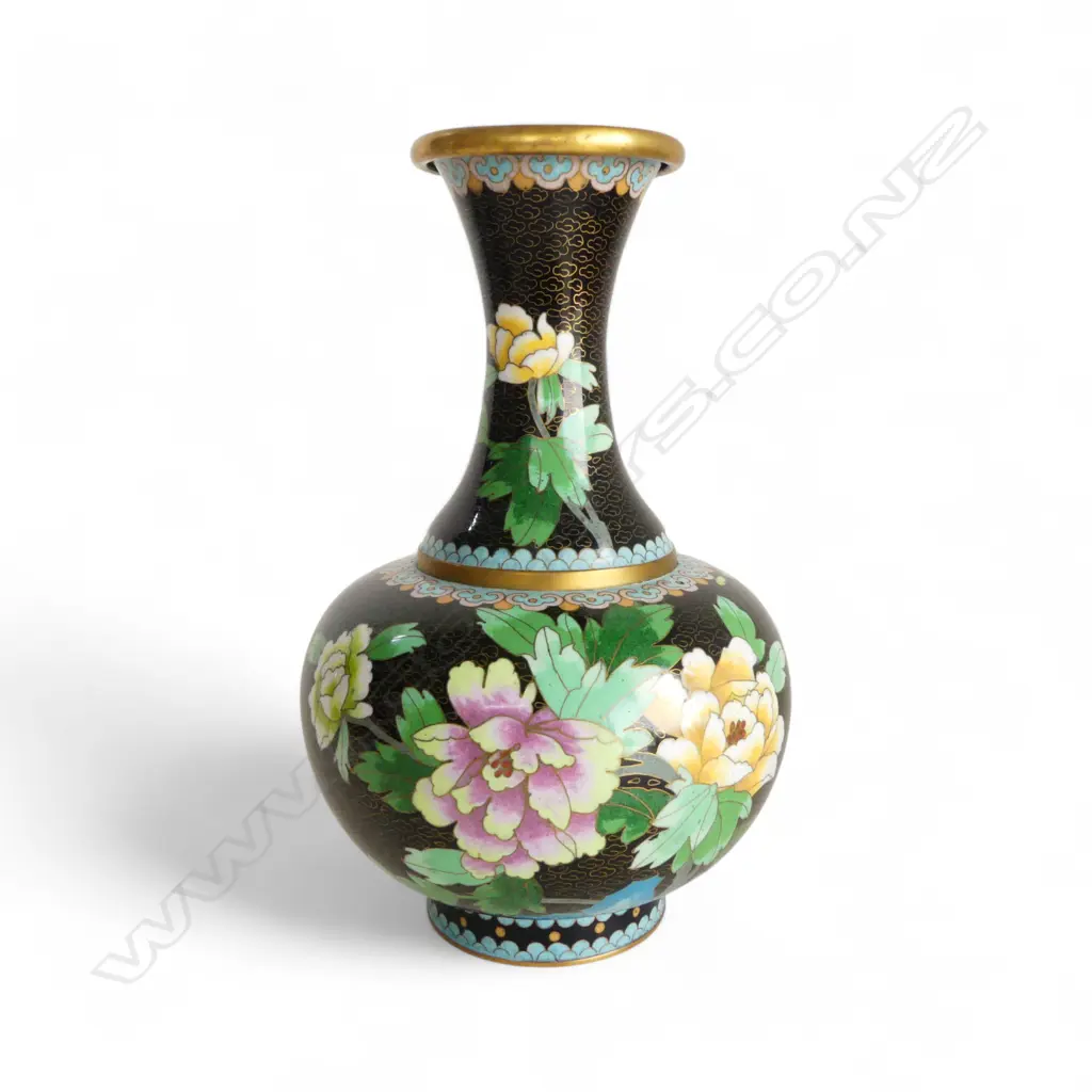 CLOISONNE VASE H.250mm Image 1++