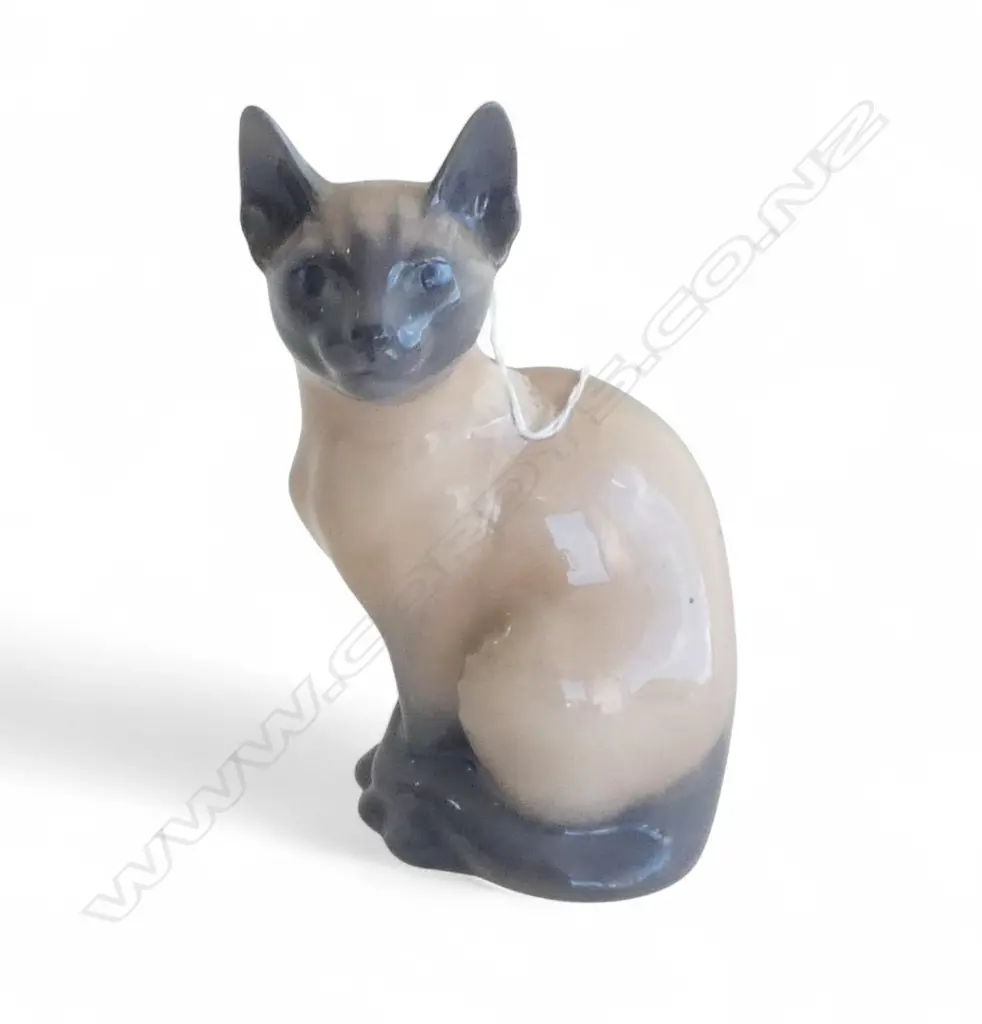 ROYAL COPENHAGEN SIAMESE CAT H.190mm Image 1++