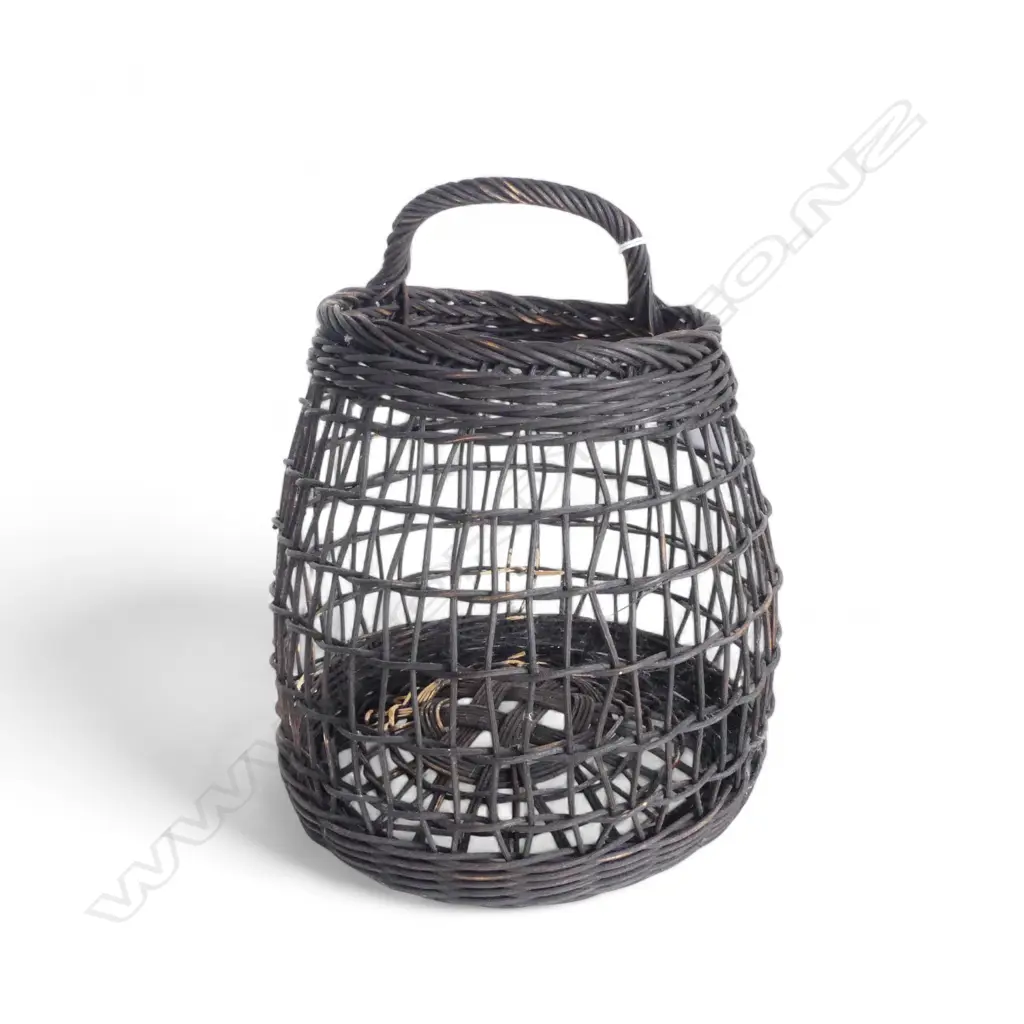 RUTH CASTLE DYED RATTANCORE BASKET H.240mm Image 1++