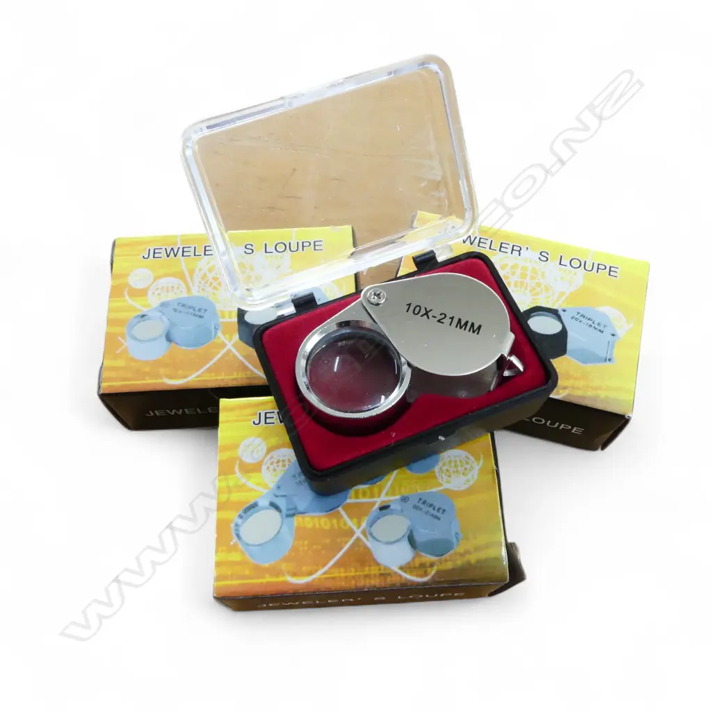 3 BOXED JEWELLERS EYE LOUPES TRIPLET Image 1++
