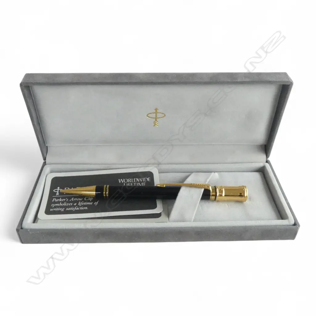 VINTAGE PARKER PENCIL IN CASE w. BLANK LIFETIME GUARANTEE Image 1++