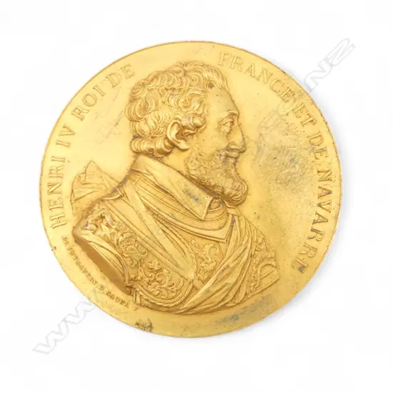LGE 1913 FRENCH 'EXPOSITION DU BEARN' MEDALLION Henri IV