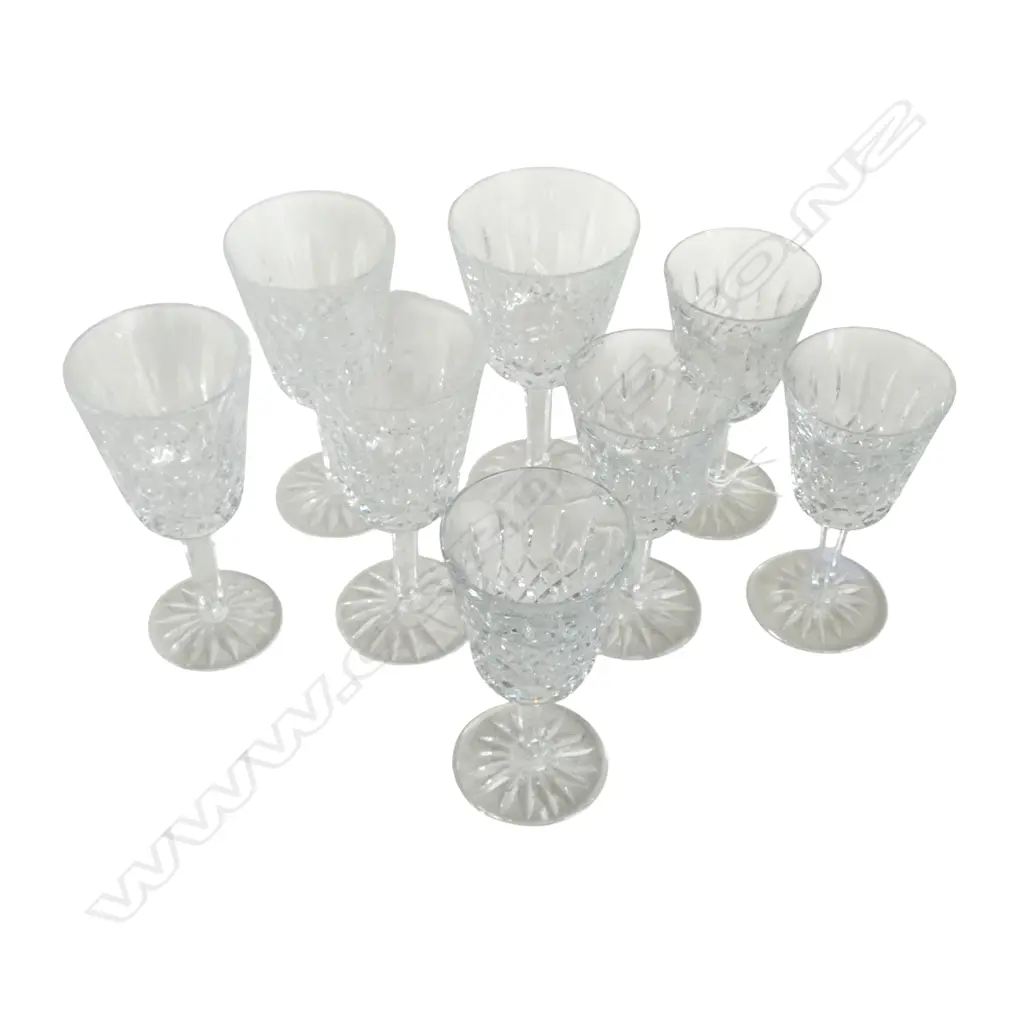 8 ASST. WATERFORD STEMMED GLASSES Image 1++