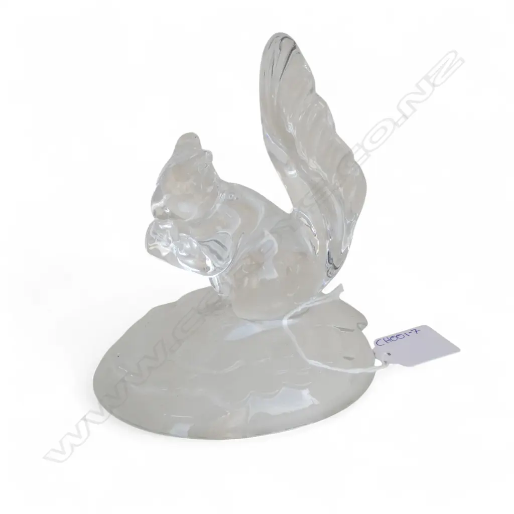 CRISTAL D'ARQUES LEAD CRYSTAL SQUIRREL H.160mm Image 1++