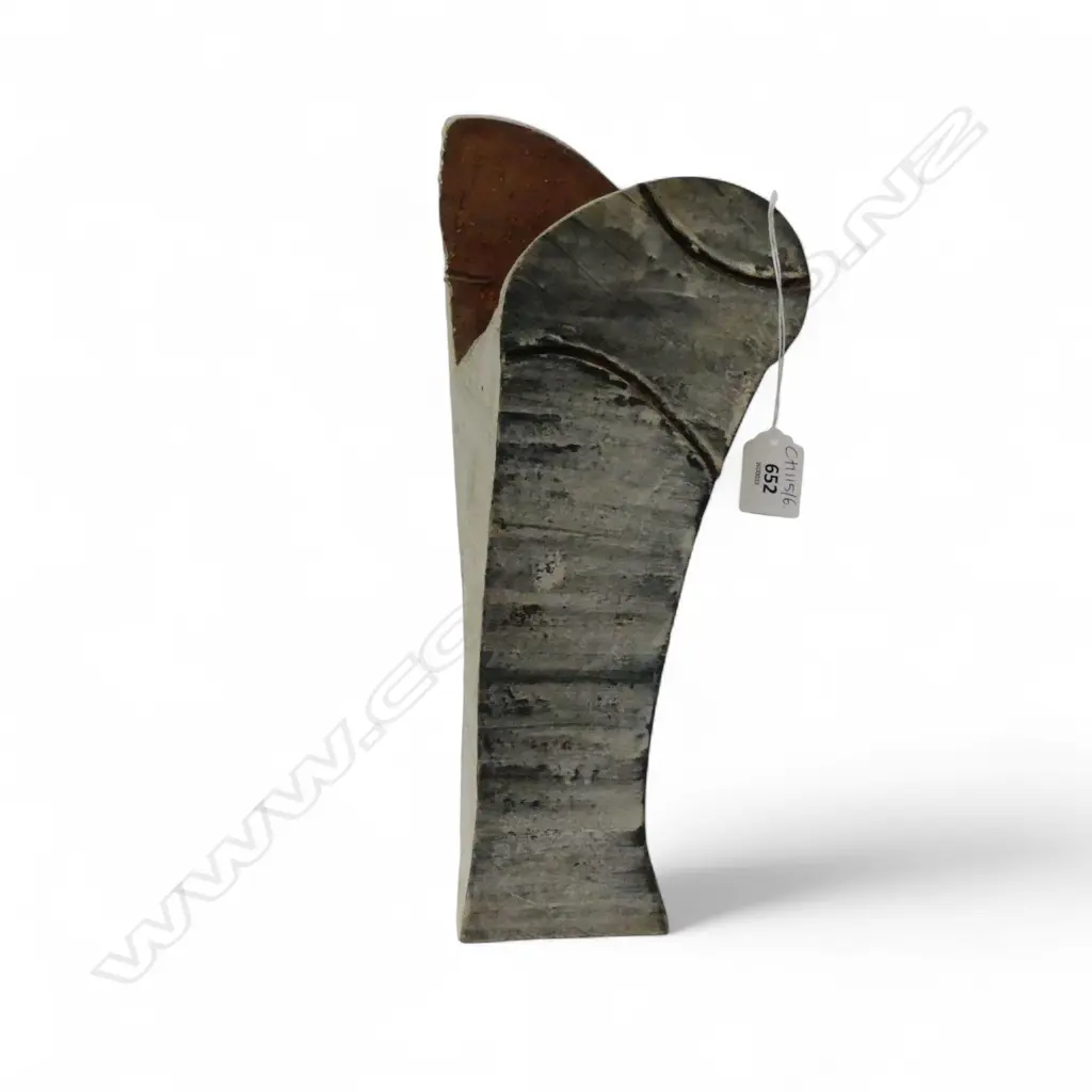 DIANA HALSTEAD / THORNLEY STUDIO POTTERY SLAB VASE NO.7 H.360mm Image 1++