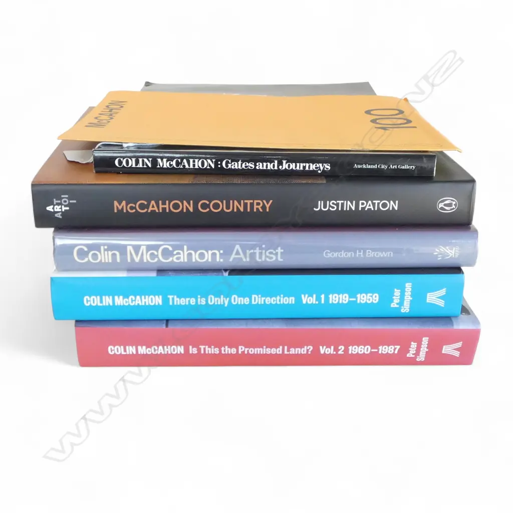 5 BOOKS + 1 BOOKLET ON COLIN McCAHON Image 1++