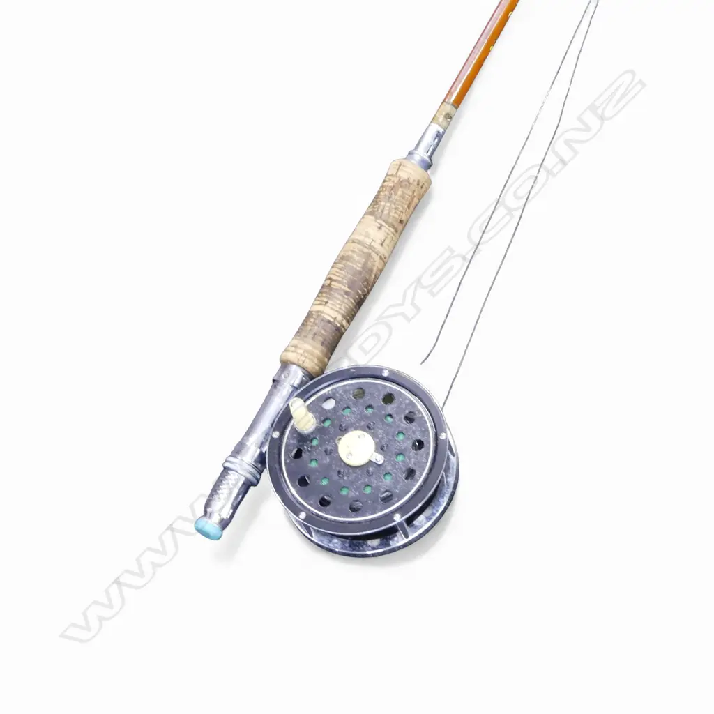 SPLIT CANE OLYMPIC ROD & OLYMPIC 460 FRESHWATER REEL L1620MM Image 1++