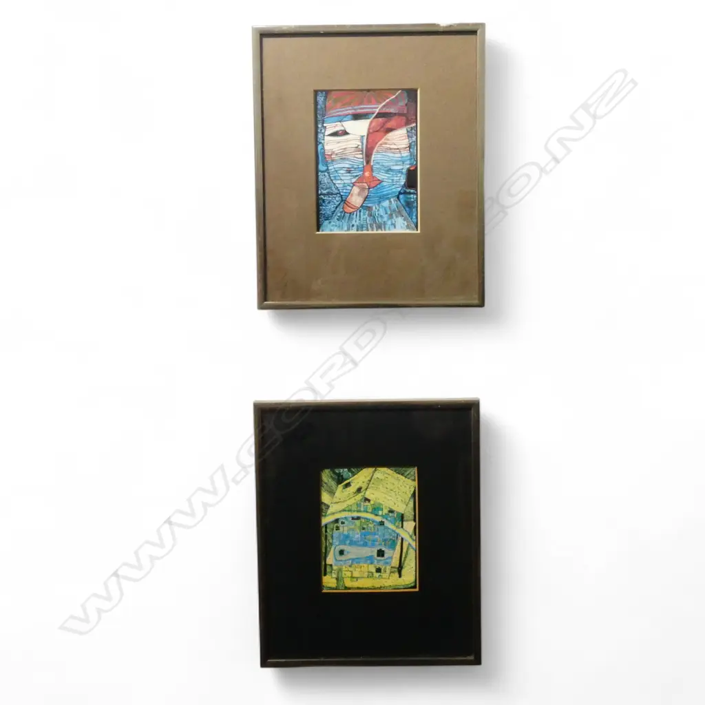 2 HUNDERTWASSER PRINTS 140x100mm Image 1++