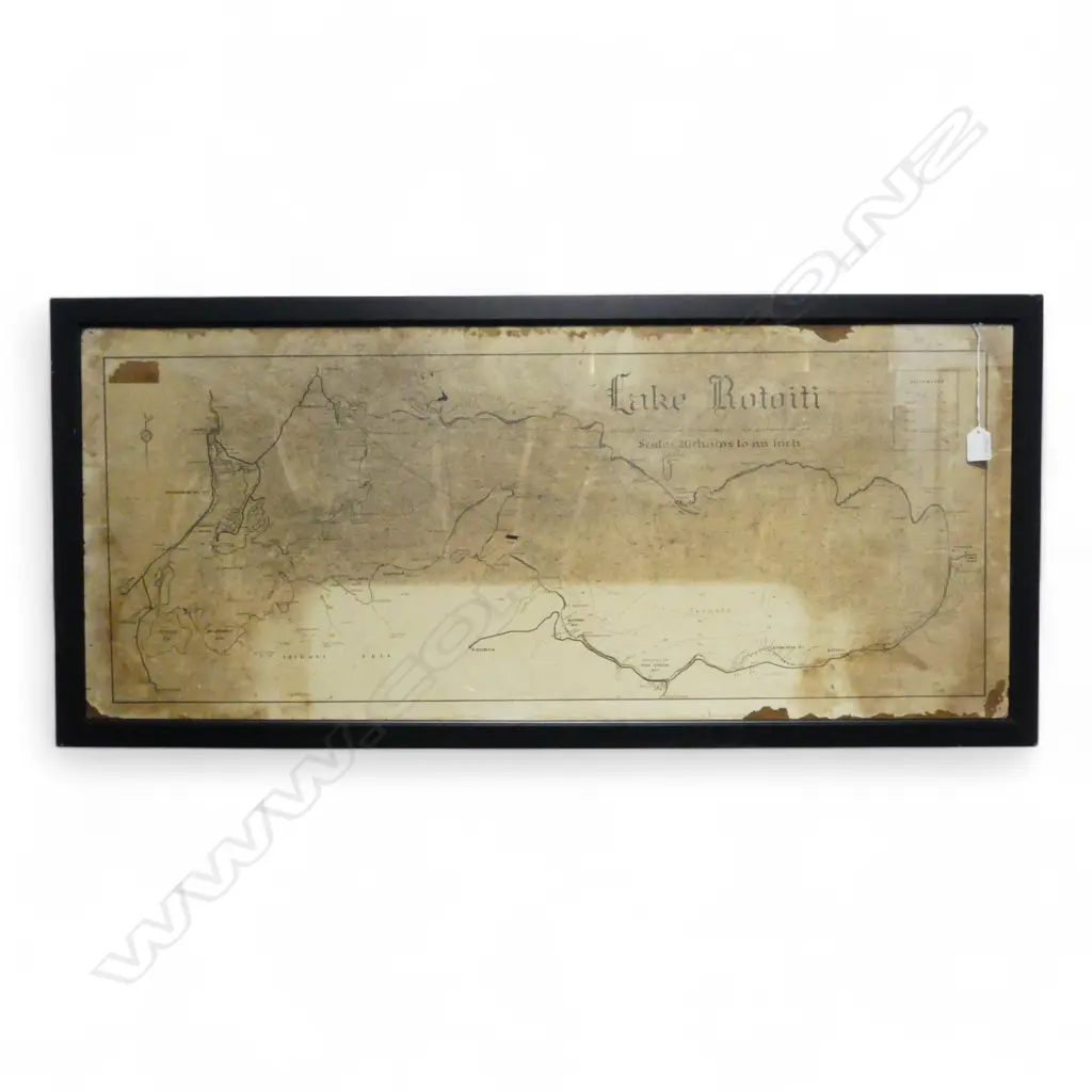 VINTAGE PRINT 'LAKE ROTOITI' 430x1015mm Image 1++