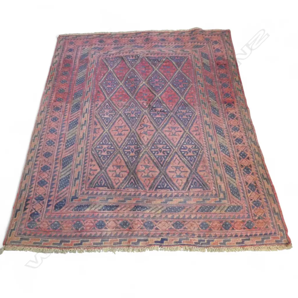 HAND KNOTTED ALL WOOL RUG 1800x1520mm Image 1++