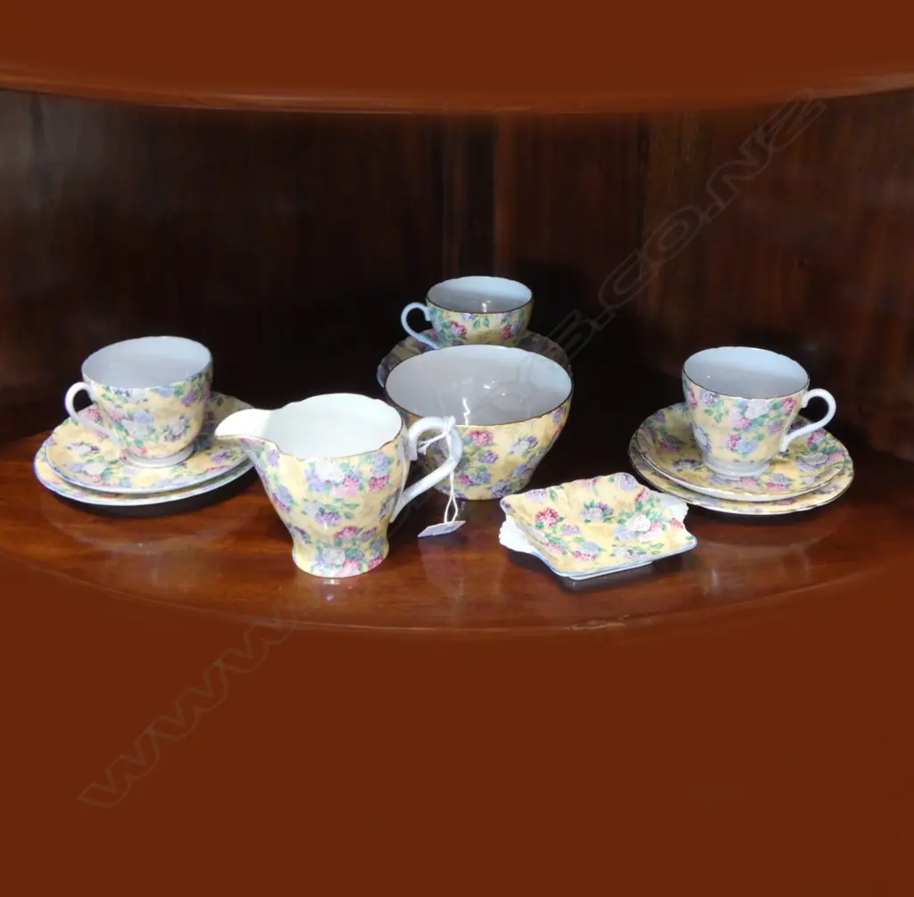 8 SHELLEY CHINA CSPS MIXED PATS Image 1++