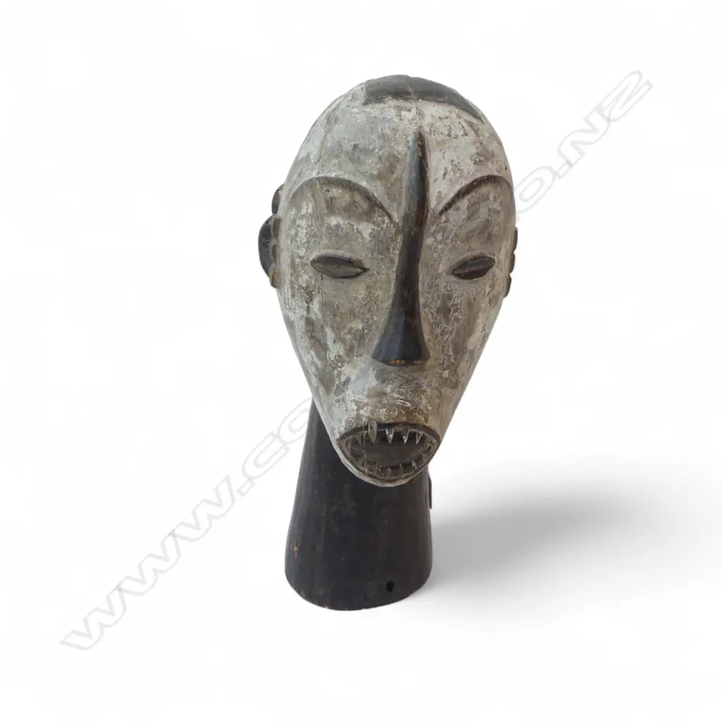 DOUBLE HEADED AFRICAN FACE MASK H400MM Image 1++