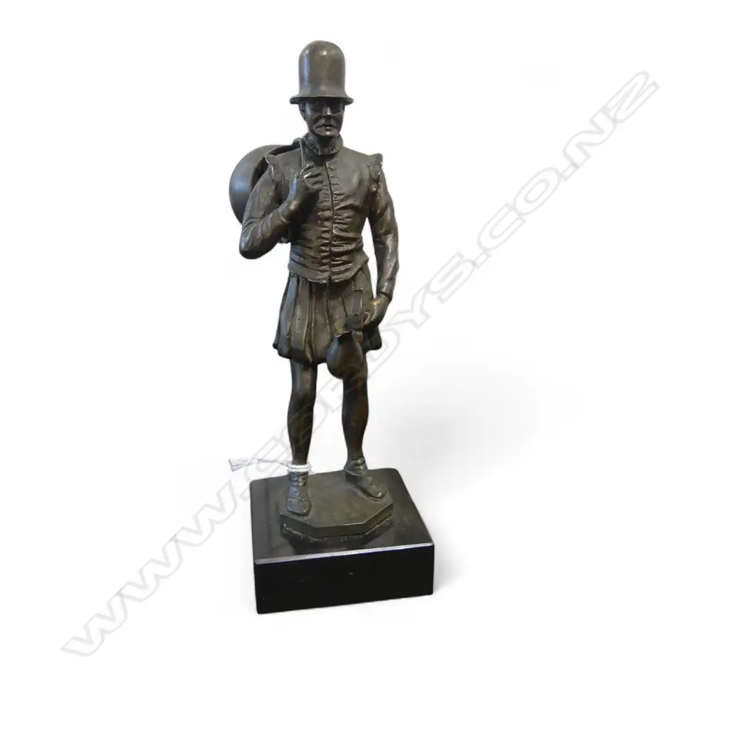 Jeff Lambeau (Belgian 1852-1908) bronze sculpture 'Boilermaker' signed. H.180mm, Image 1++