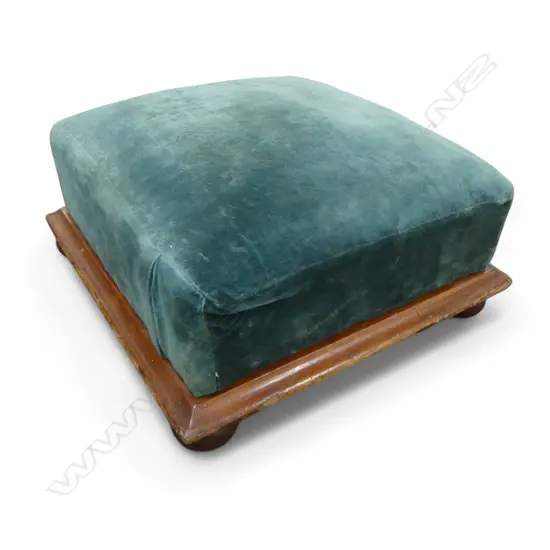 SQUARE UPHOLSTERED FOOTSTOOL 405x405x180mm