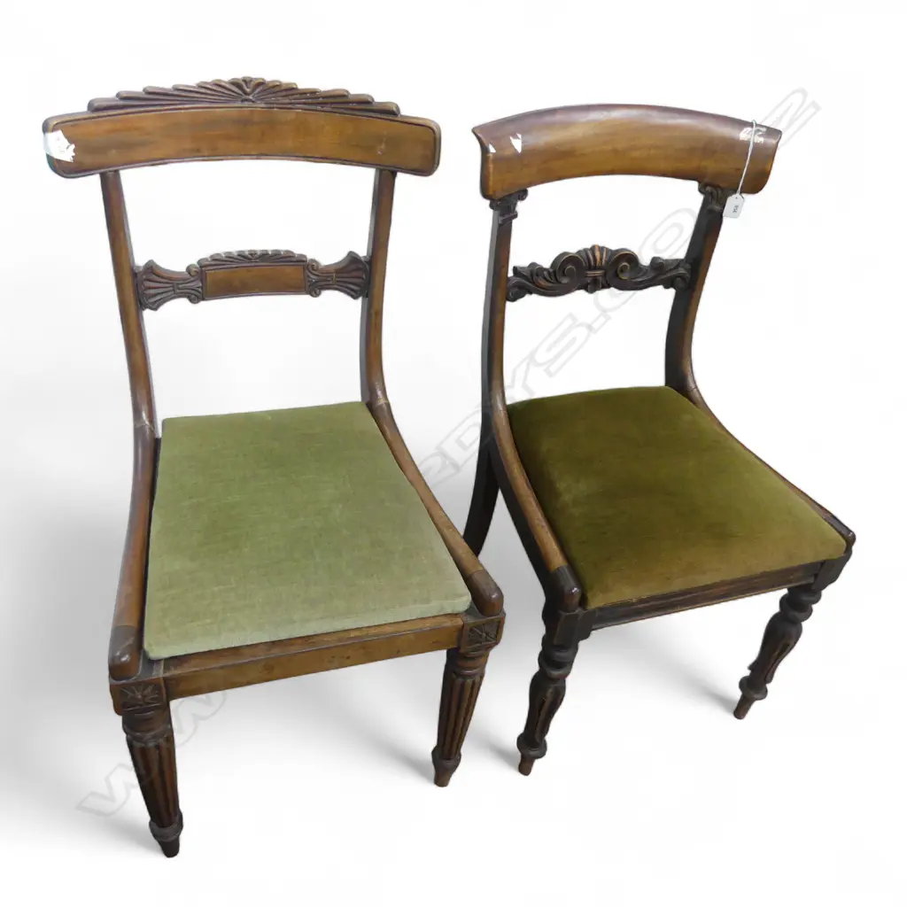 2 WILLIAM IV CHAIRS  Image 1++