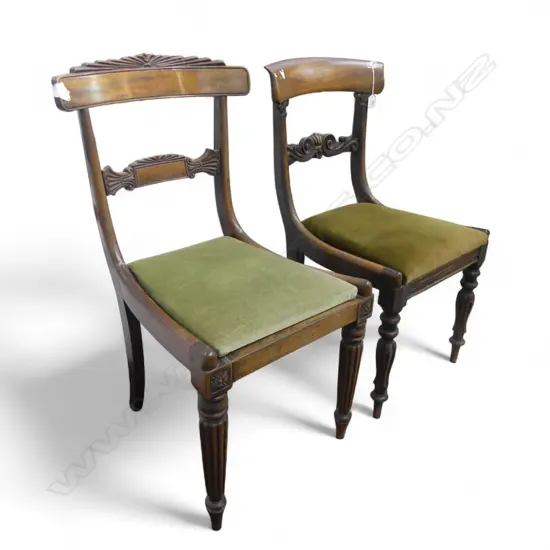 2 WILLIAM IV CHAIRS 