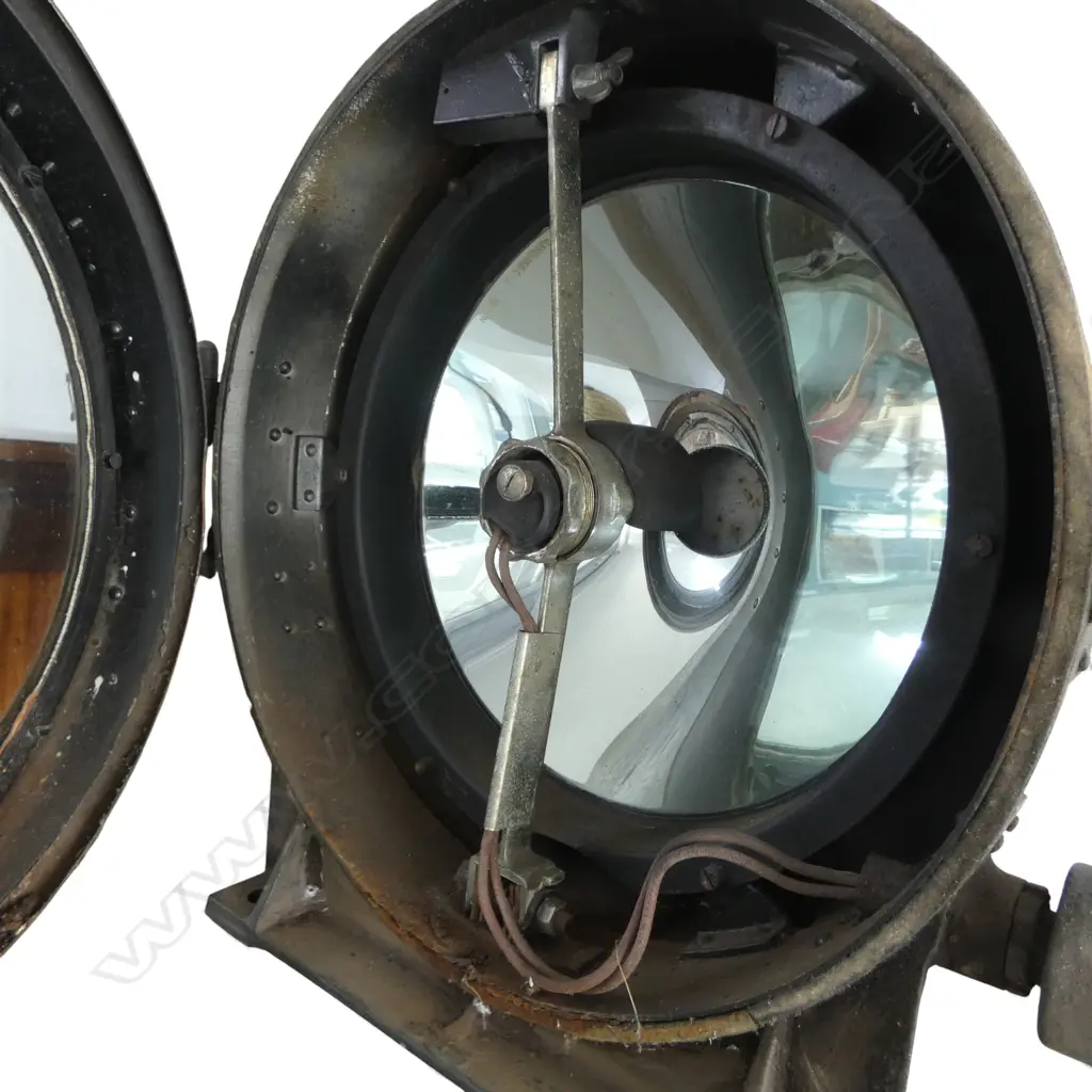 1950s D CLASS LOCOMOTIVE TRAIN HEAD LIGHT 500mm dia Image 1++