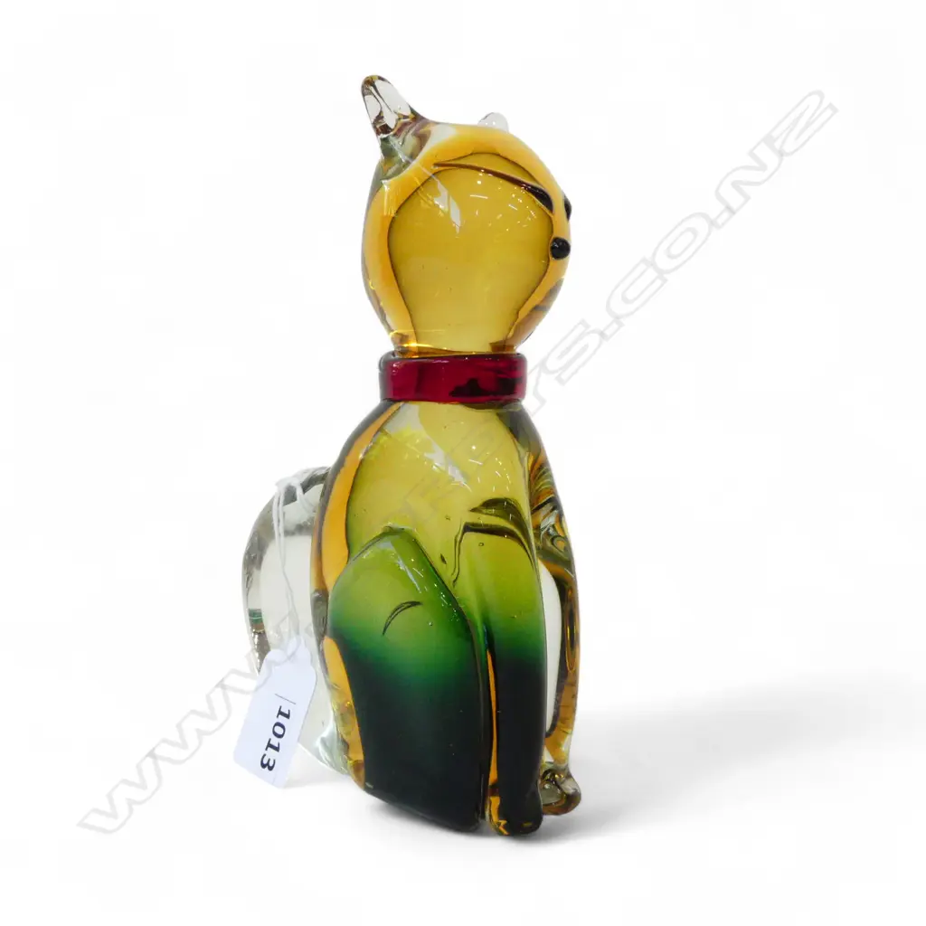 MURANO ART GLASS CAT H.170mm Image 1++
