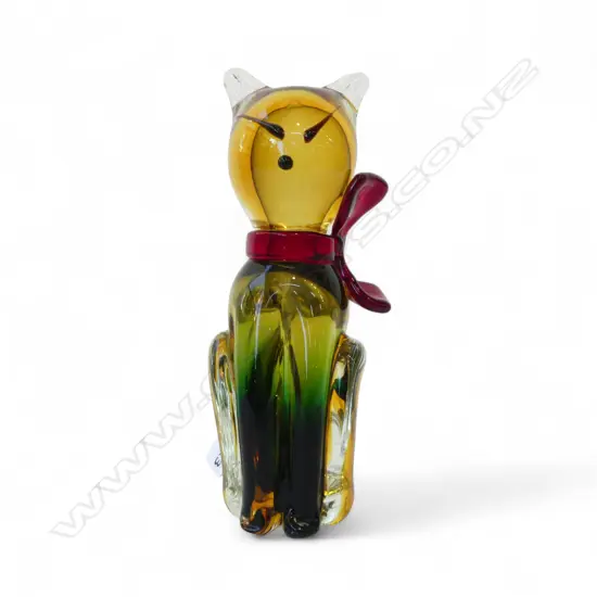 MURANO ART GLASS CAT H.170mm