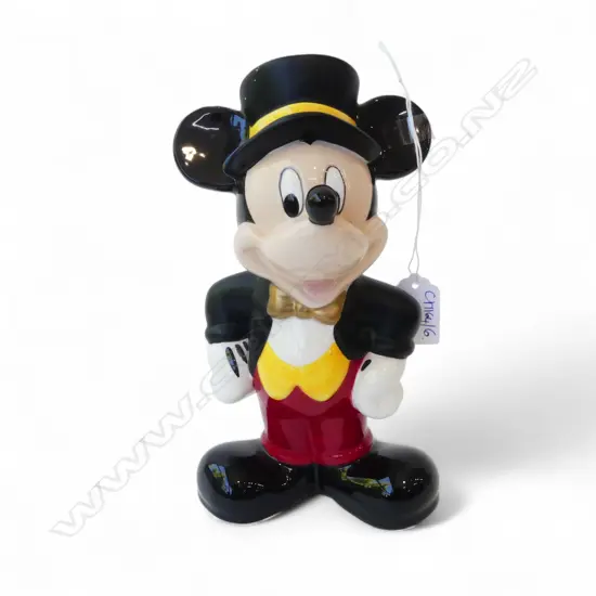 CERAMIC DISNEY MICKEY MOUSE PIGGY BANK H.215mm