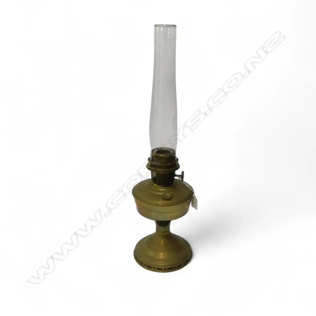 VINTAGE BRASS ALADDIN TABLE KERO LAMP H590MM Image 1++