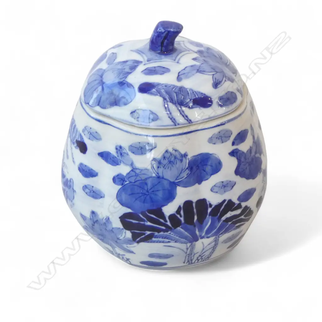 CHINESE BLUE & WHITE PORCELAIN GINGER JAR, H.200MM  Image 1++