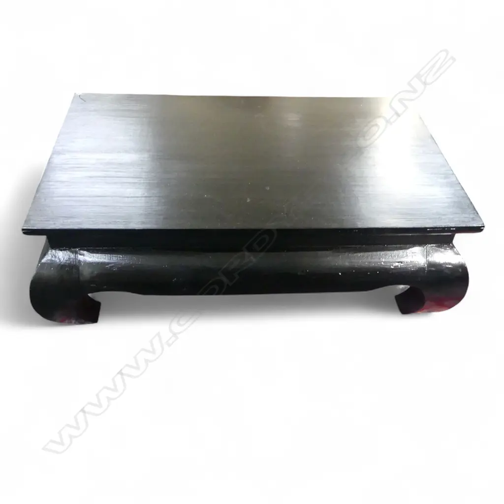 ORIENTAL BLACK PAINTED LOW TABLE 1030x630x370mm Image 1++