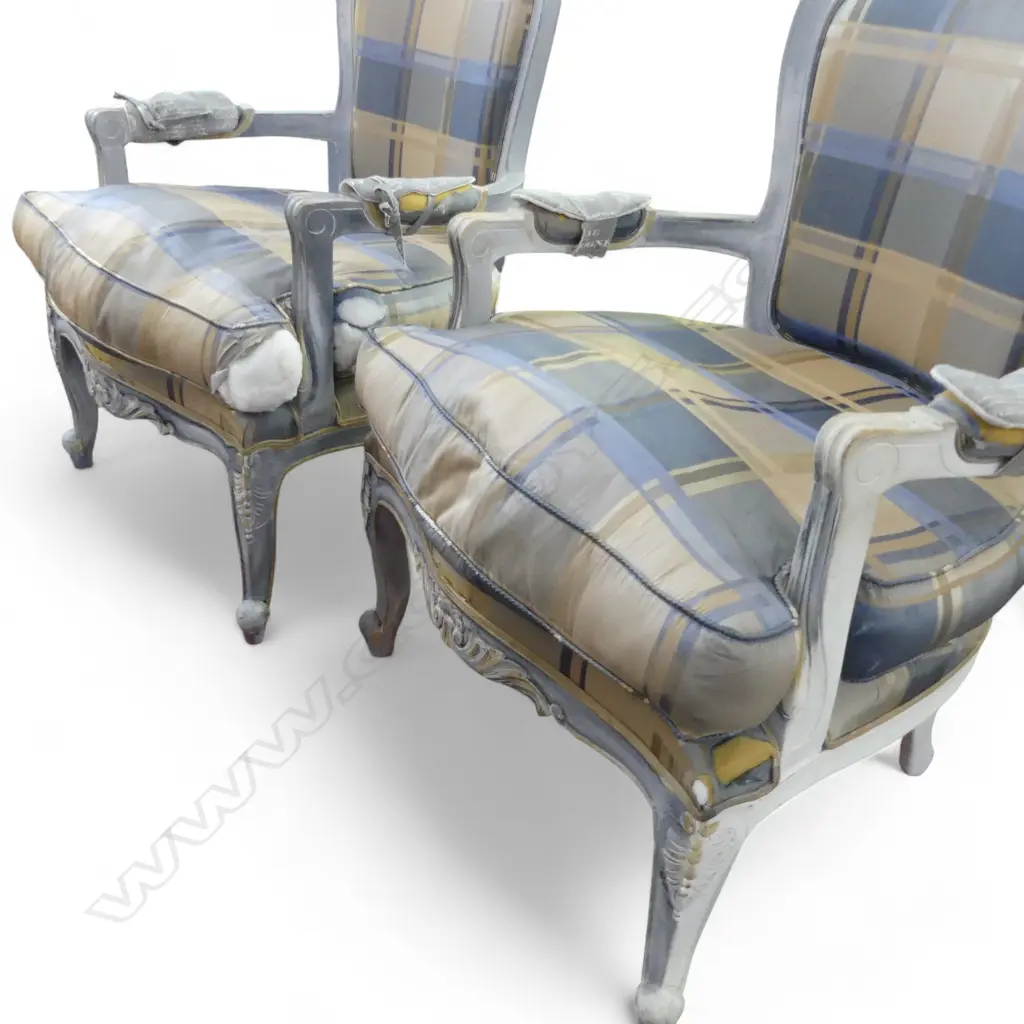 PR FRENCH STYLE FAUTEUIL ARMCHAIRS - FAULTS Image 1++