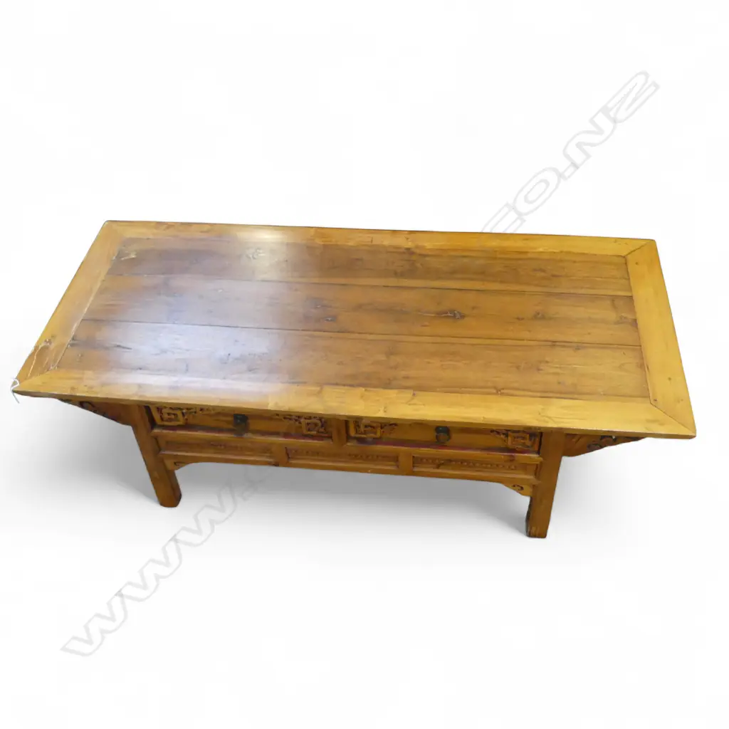 ORIENTAL WOODEN COFFEE TABLE 1510x630x500mm Image 1++