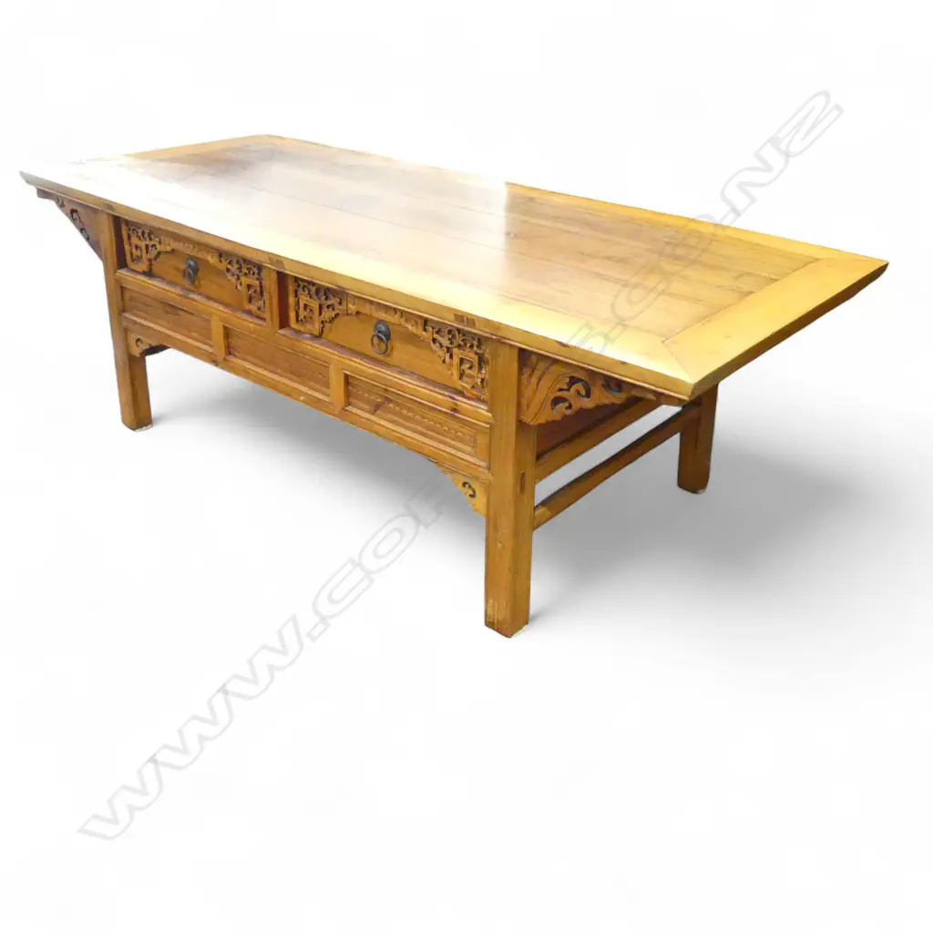 ORIENTAL WOODEN COFFEE TABLE 1510x630x500mm Image 1++