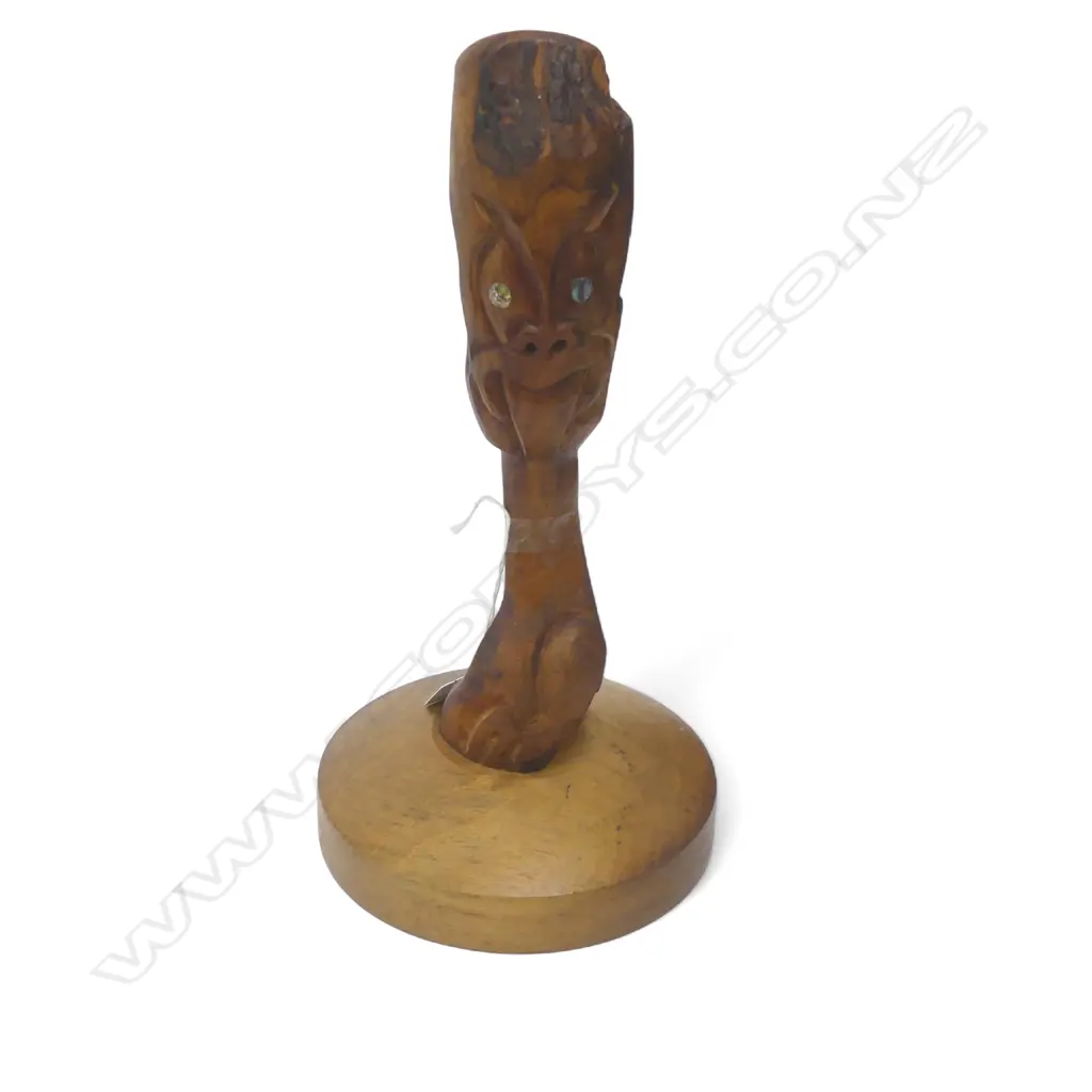 MAORI WOOD CARVING H.290mm Image 1++