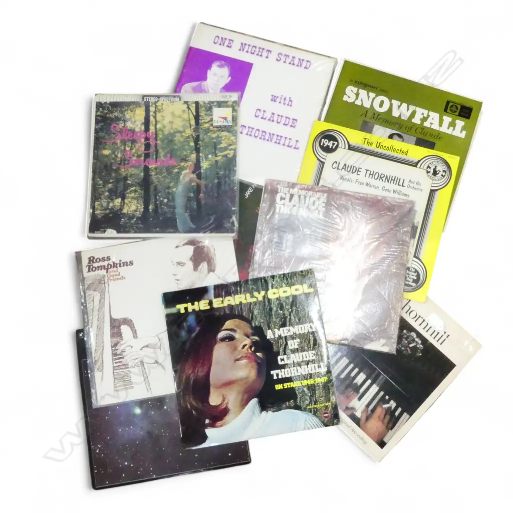 ASST. ROSS TOMPKINS & CLAUD THORNHILL JAZZ LPs Provenance: Ex Collection Wellington Choy Image 1++