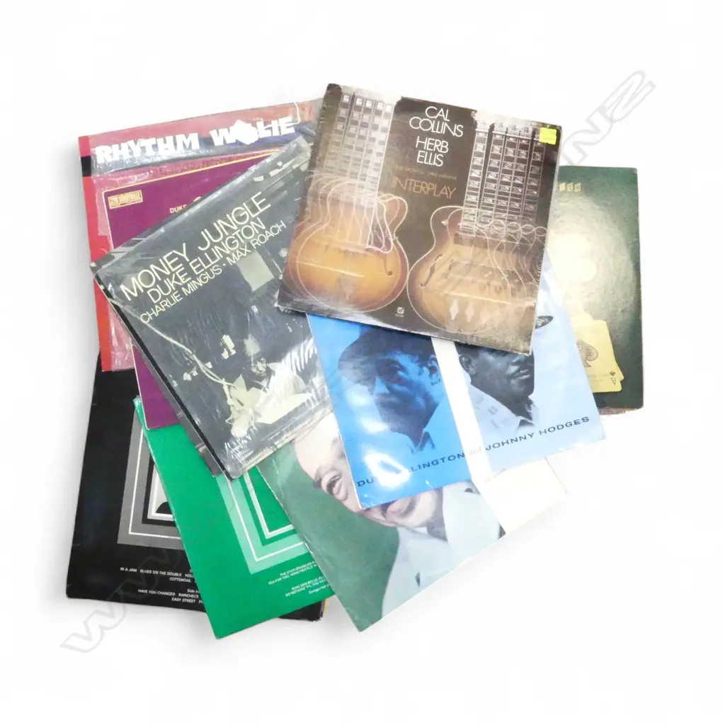 ASST. HERB ELLIS, CHARLIE MINGUS & DUKE ELLINGTON JAZZ LPs Provenance: Ex Collection Wellington Choy Image 1++