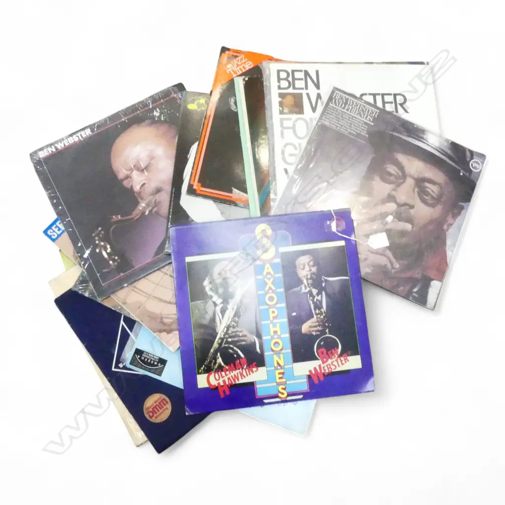 ASST. BEN WEBSTER etc JAZZ LPs Provenance: Ex Collection Wellington Choy Image 1++